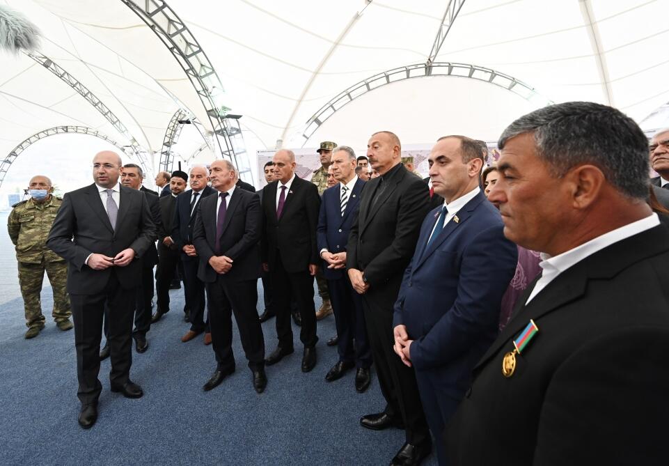 Президент Ильхам Алиев встретился с представителями общественности Джебраила