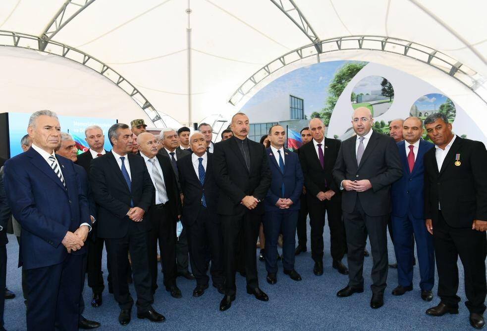 Президенту Ильхаму Алиеву представлен план развития города Джебраил