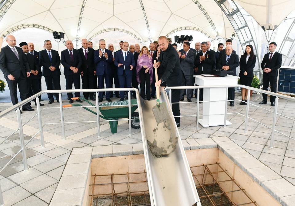 Президенту Ильхаму Алиеву представлен план развития города Джебраил