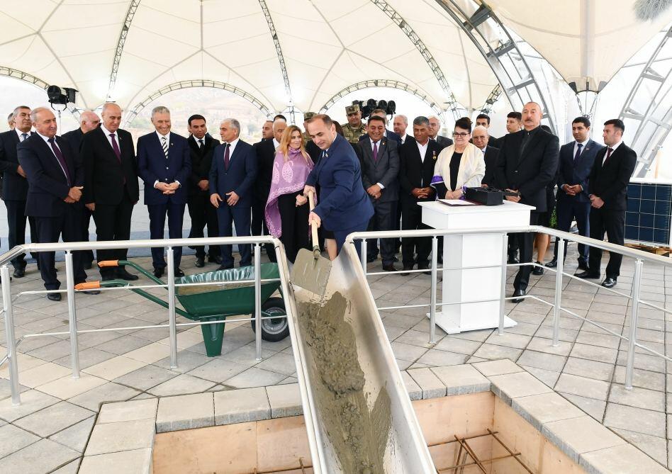 Президенту Ильхаму Алиеву представлен план развития города Джебраил