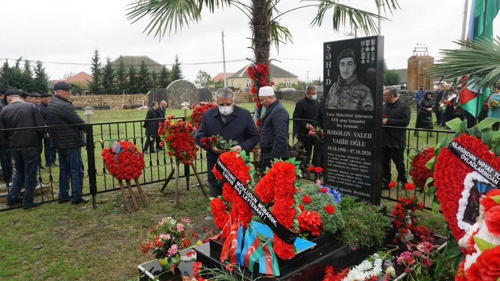 В Загатале почтили память шехидов Отечественной войны