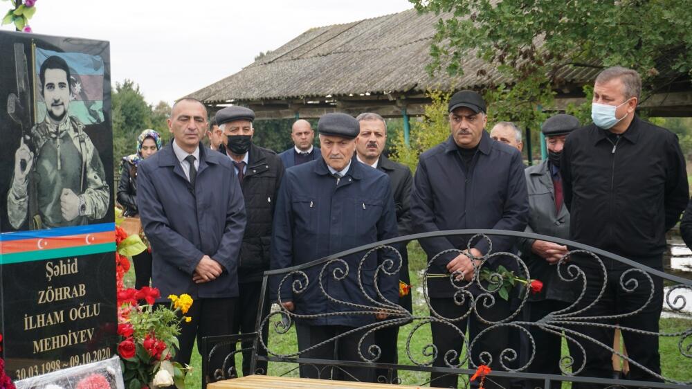 В Загатале почтили память шехидов Отечественной войны