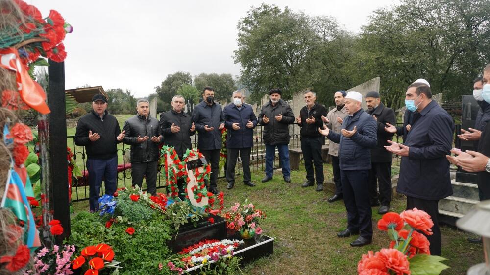 В Загатале почтили память шехидов Отечественной войны