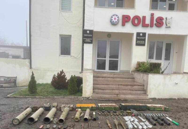 В Шуше обнаружены оружие и боеприпасы