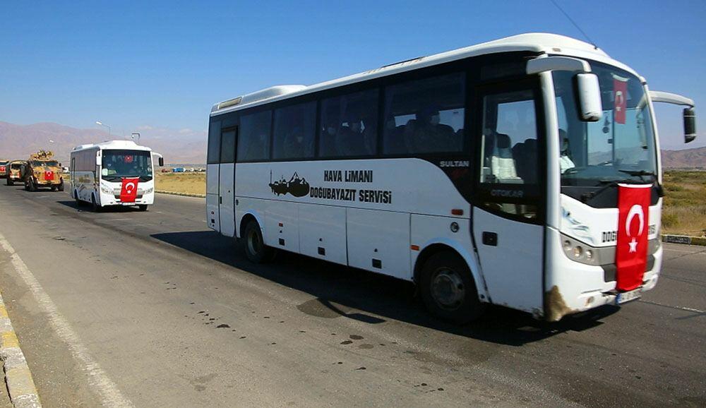 Состоялась церемония проводов турецких военнослужащих, участвовавших в учениях "Нерушимое братство-2021"