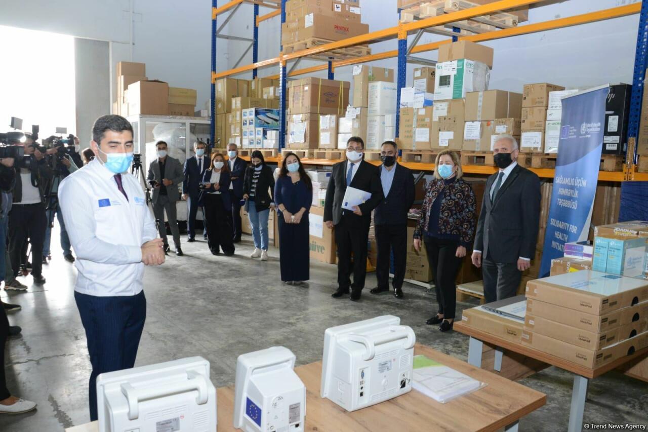 ЕС и ВОЗ передали Азербайджану помощь для борьбы с коронавирусом