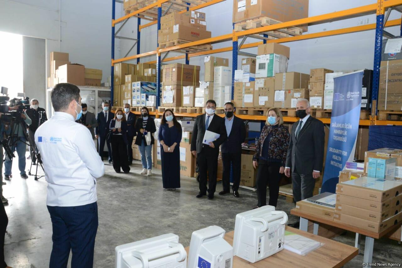 ЕС и ВОЗ передали Азербайджану помощь для борьбы с коронавирусом
