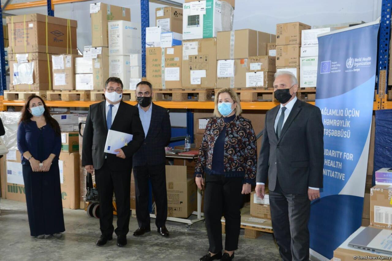 ЕС и ВОЗ передали Азербайджану помощь для борьбы с коронавирусом