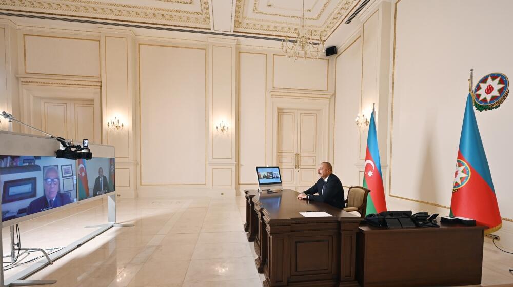 Президент Ильхам Алиев дал интервью итальянской газете La Repubblica