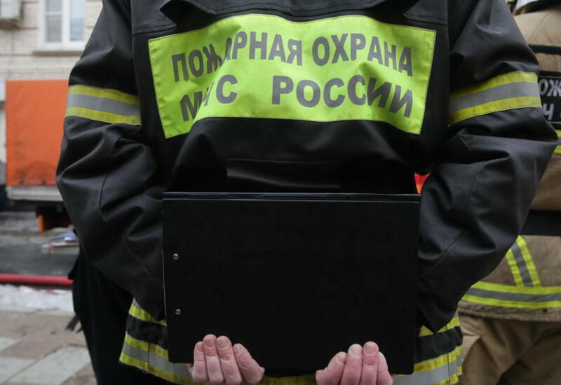 В новостройке в  Москве произошел пожар