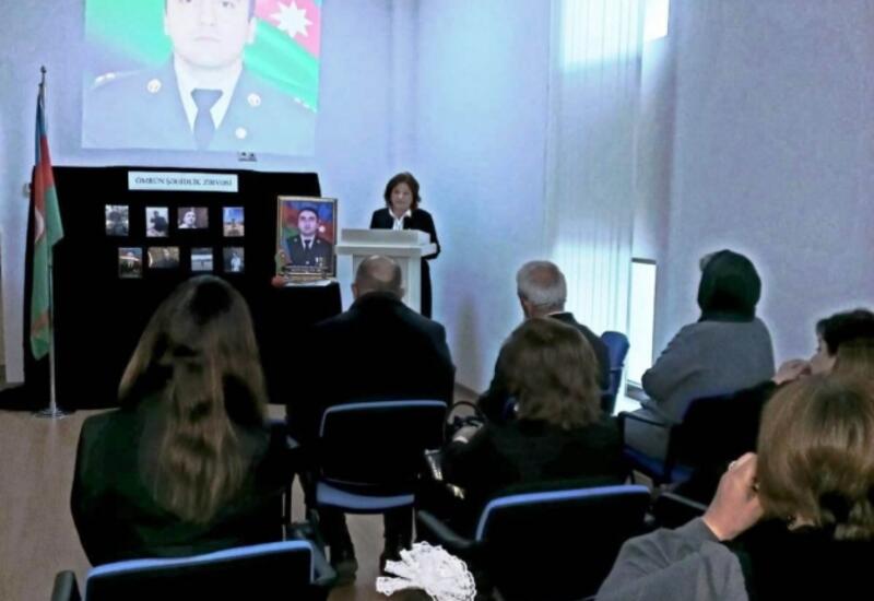 В Габале почтили память шехида Отечественной войны Агшина Энверли
