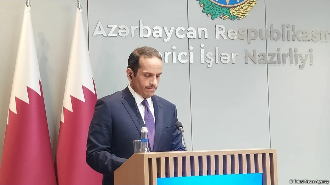 Состоялась пресс-конференция глав МИД Азербайджана и Катара