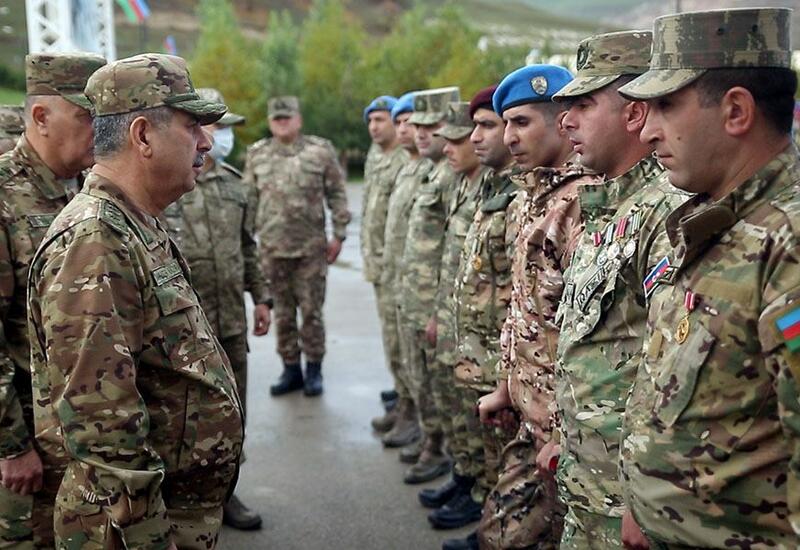 Закир Гасанов посетил новосозданную воинскую часть коммандос