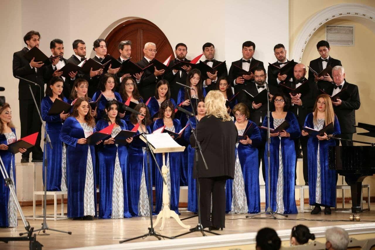 Концерт Азербайджанской государственной хоровой капеллы в Баку