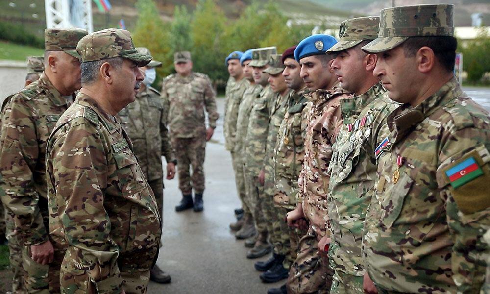 Закир Гасанов посетил новосозданную воинскую часть коммандос