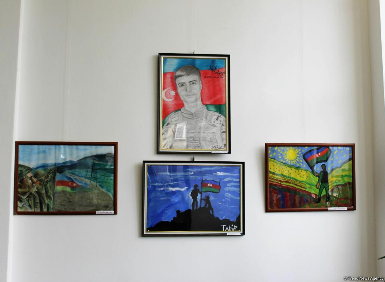 В Союзе художников открылась выставка работ учеников Нигяр Нариманбековой