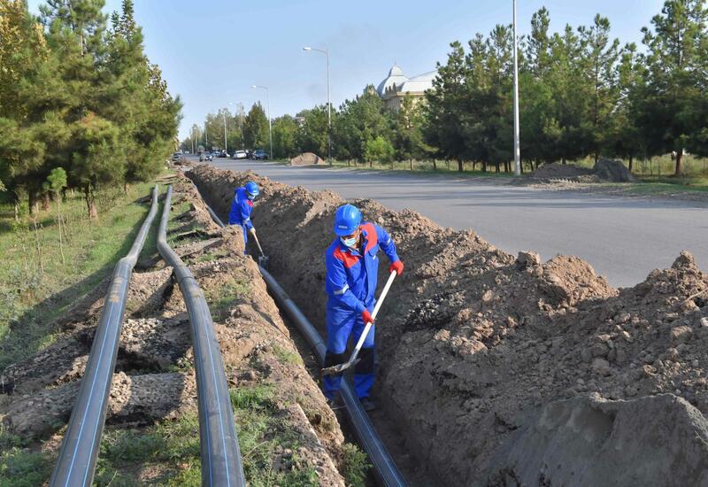 Saatlıda Nərimanov kəndi və məcburi köçkün qəsəbəsinin içməli su təchizatı yenilənib