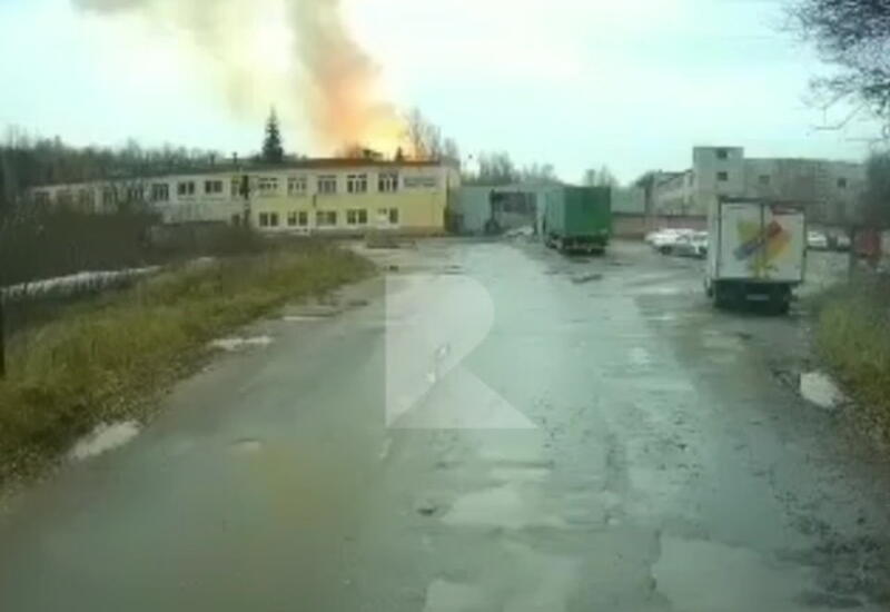 Момент взрыва на пороховом заводе под Рязанью попал на видео