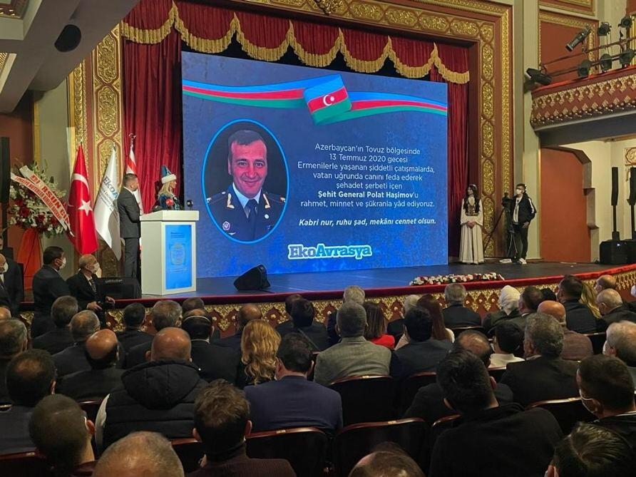 Генерал-майор Полад Гашимов посмертно удостоен награды “Avrasya Hizmеt Ödülü"
