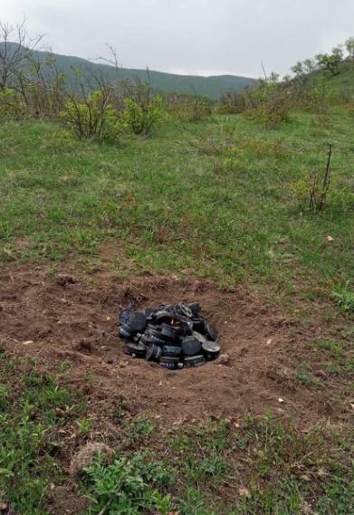 В ГПС Азербайджана назвали количество мин и боеприпасов, обнаруженных на освобожденных приграничных территориях