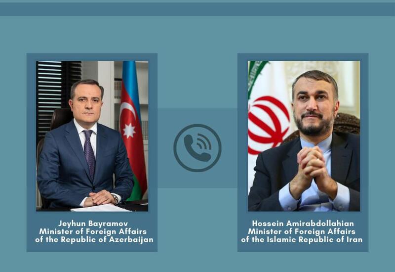 Ceyhun Bayramovun iranlı həmkarı ilə telefon danışığı baş tutub
