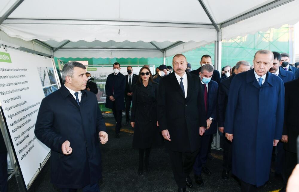 Президенты Азербайджана и Турции ознакомились с работами, проводимыми в рамках проекта «Умное село» в Зангилане