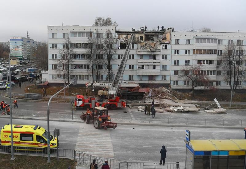 Взрыв газа в жилом доме в России