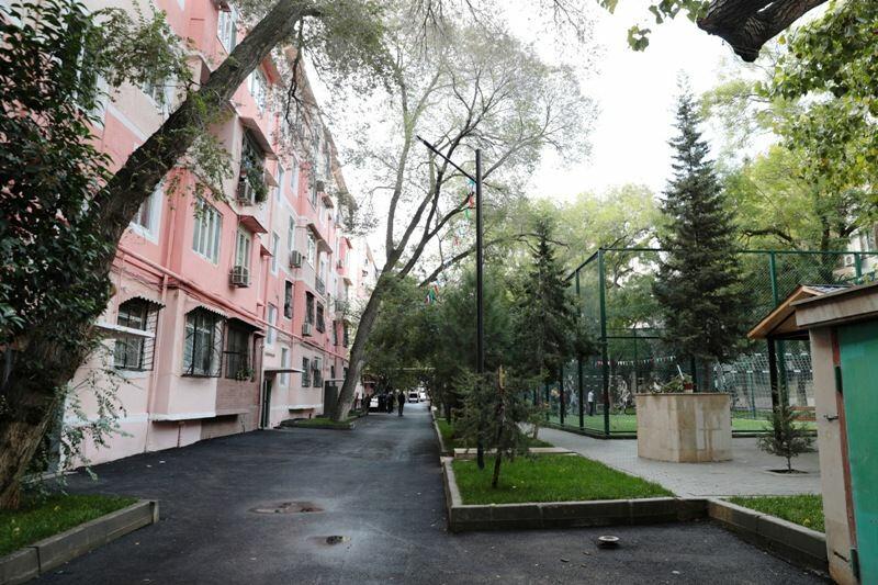 В рамках проекта «Наш двор» в Баку благоустроен очередной двор