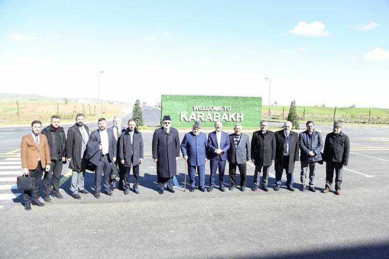 Началась поездка в Карабах религиозных лидеров Азербайджана и Турции