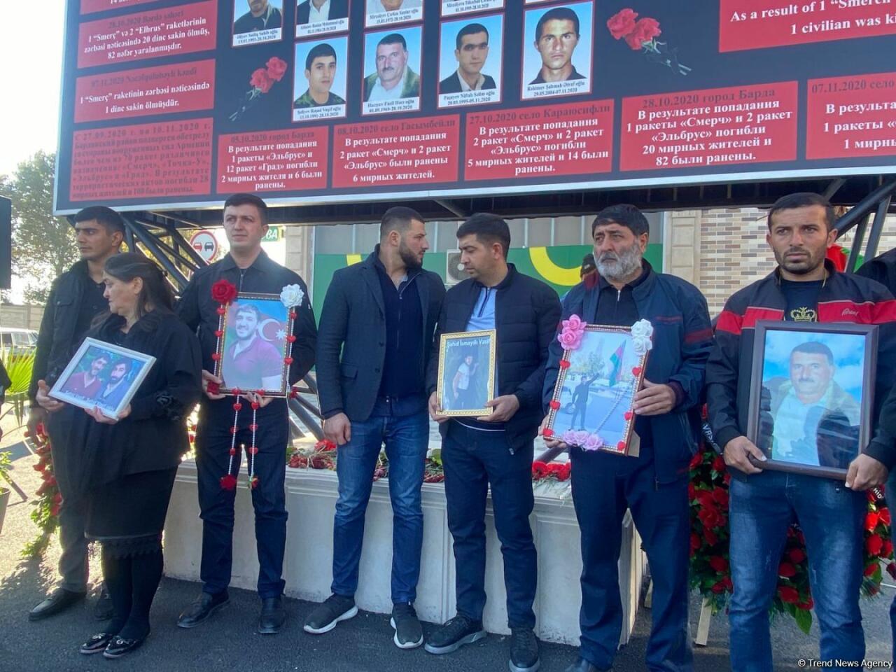 В Барде почтили память жертв армянского террора