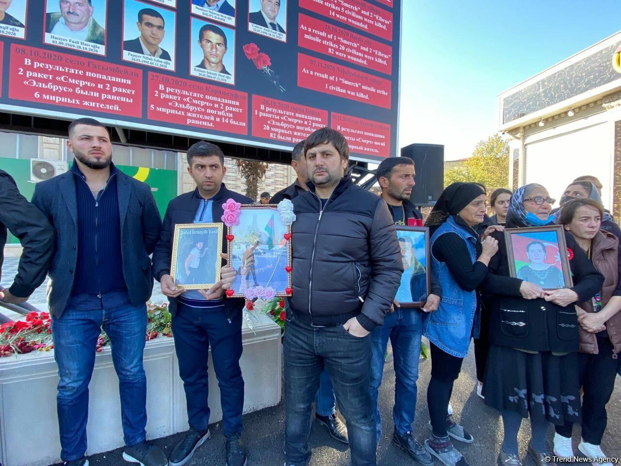 В Барде почтили память жертв армянского террора