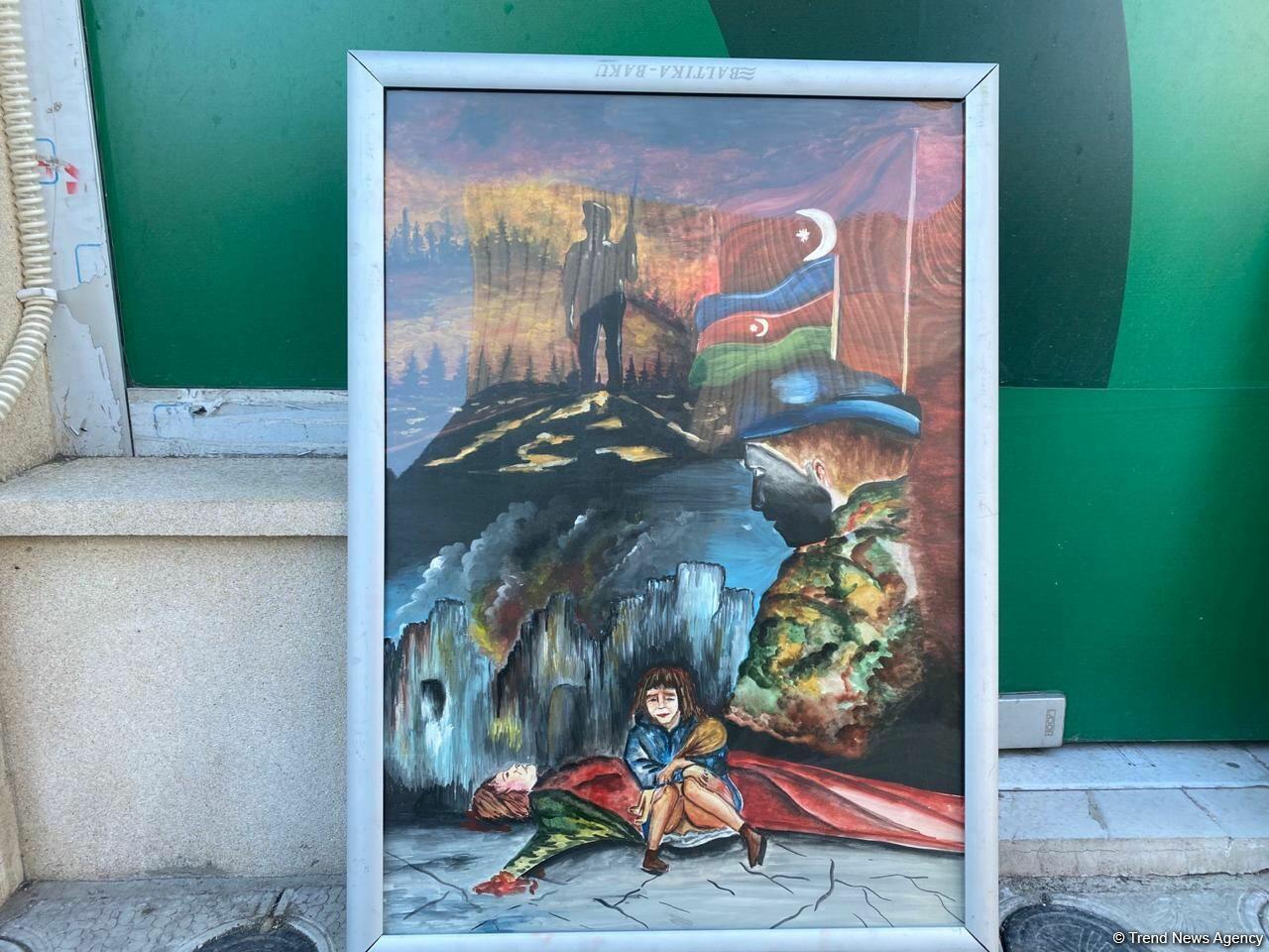 В Барде почтили память жертв армянского террора