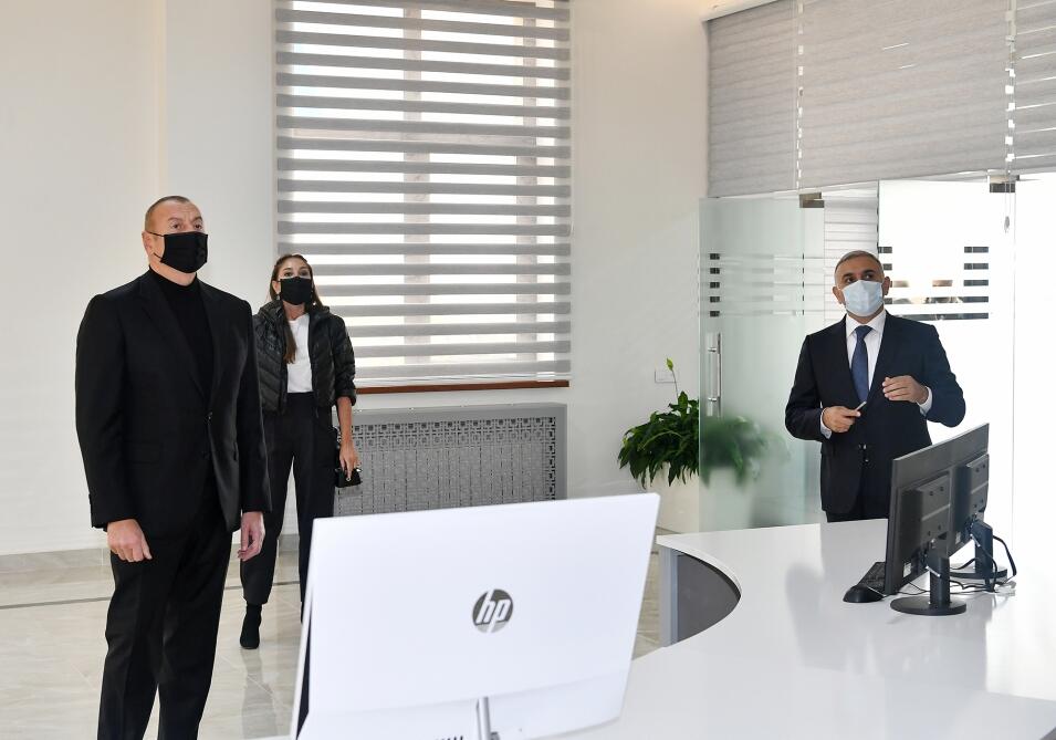 Президент Ильхам Алиев и Первая леди Мехрибан Алиева приняли участие в открытии в Шамахе Северо-западного регионального центра управления SCADA ОАО «Азеришыг»