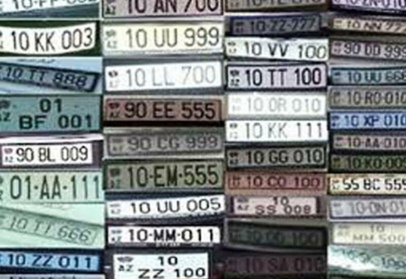 Avtomobillərin dövlət nömrə nişanlarına görə rüsumlar dəyişdirilir