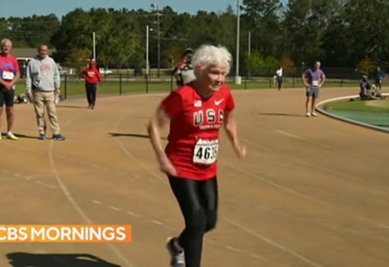 105-летняя американка установила мировой рекорд по бегу