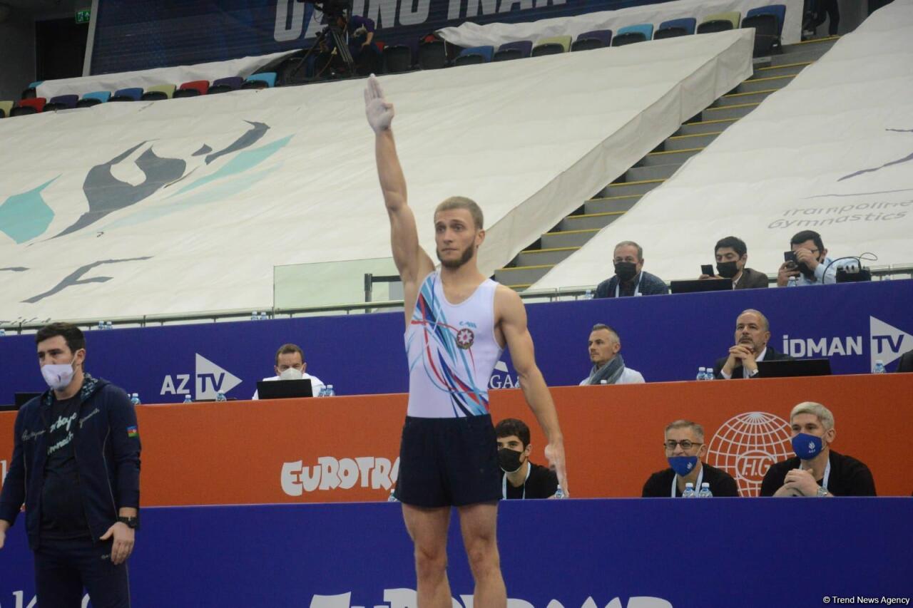 Азербайджанский гимнаст Михаил Малкин вышел в финал чемпионата мира в Баку
