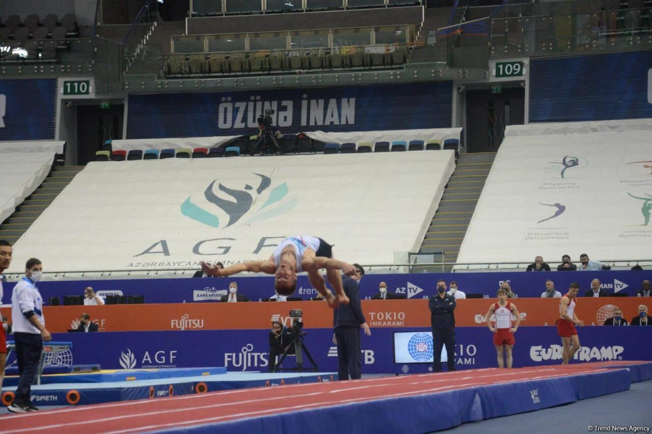 Азербайджанский гимнаст Михаил Малкин вышел в финал чемпионата мира в Баку
