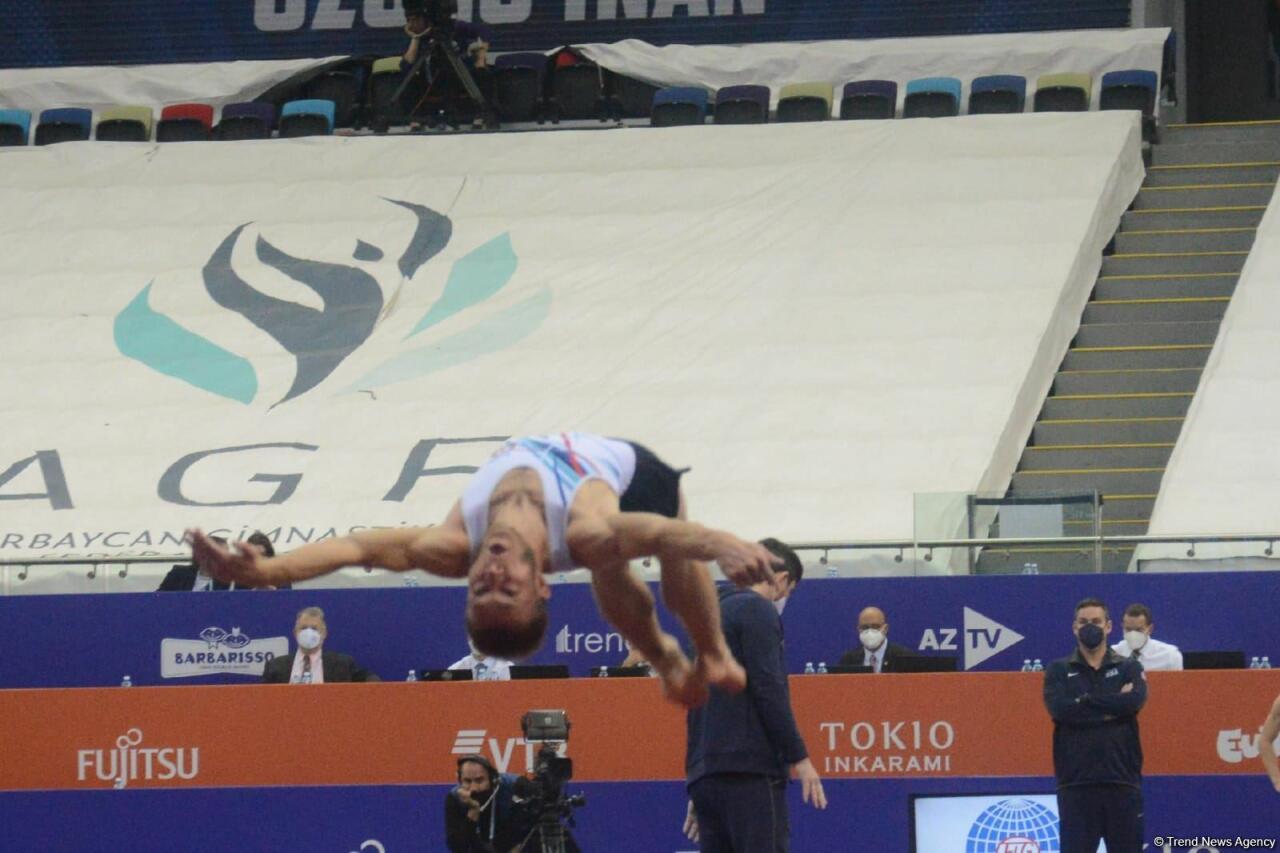 Азербайджанский гимнаст Михаил Малкин вышел в финал чемпионата мира в Баку