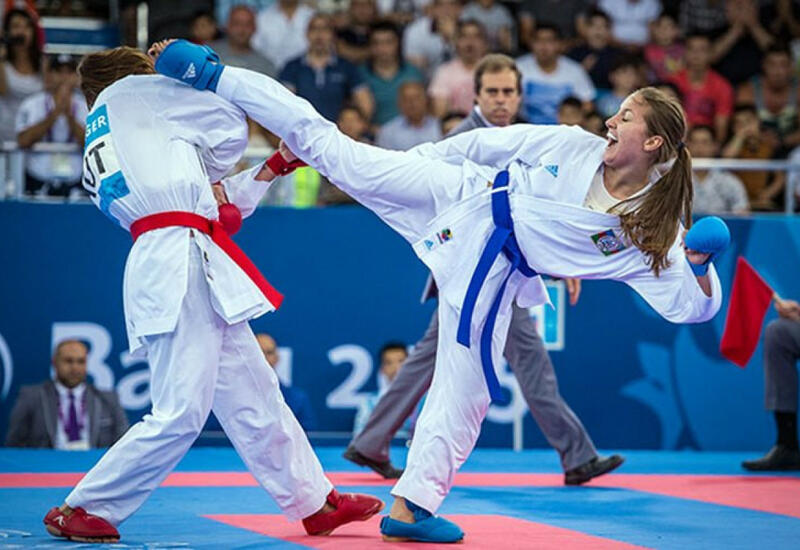 Азербайджанская каратистка Ирина Зарецка стала двукратной чемпионкой мира