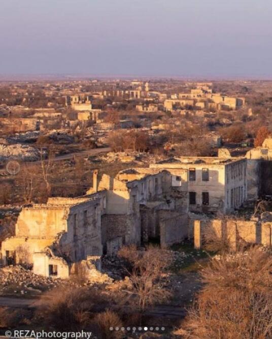 Реза Дегати поделился фотографиями, снятыми в Агдамском районе