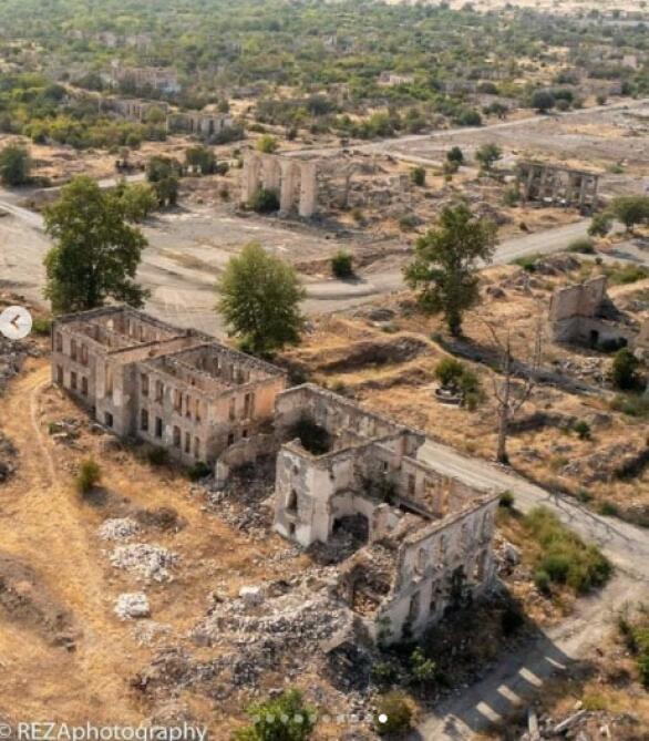 Реза Дегати поделился фотографиями, снятыми в Агдамском районе