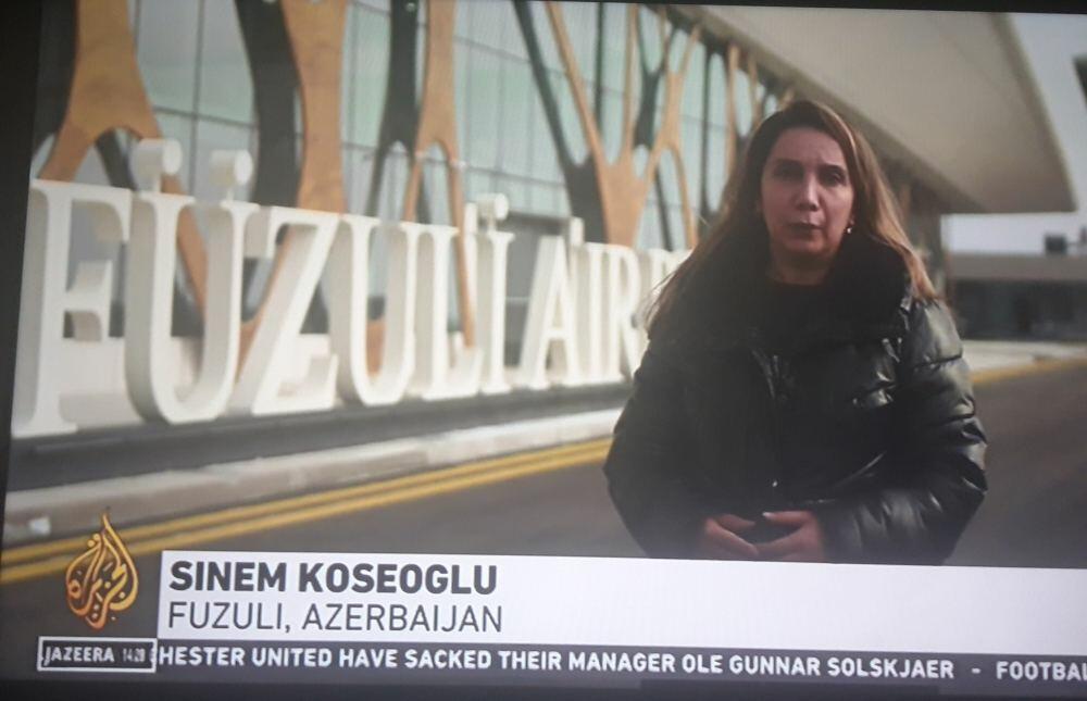 На телеканале "Аль-Джазира" показан репортаж с освобожденных территорий Азербайджана