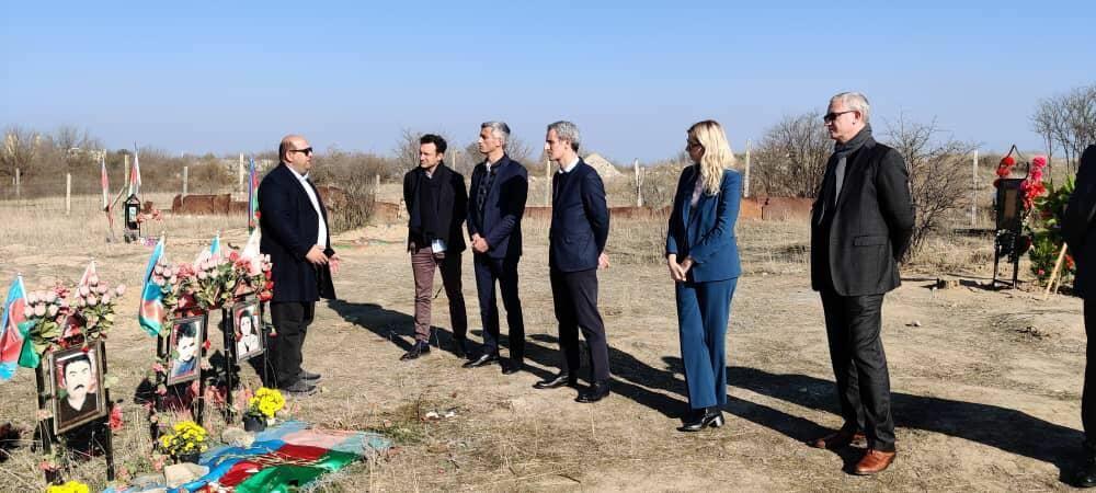 Французская делегация ознакомилась с реконструкцией города Агдам