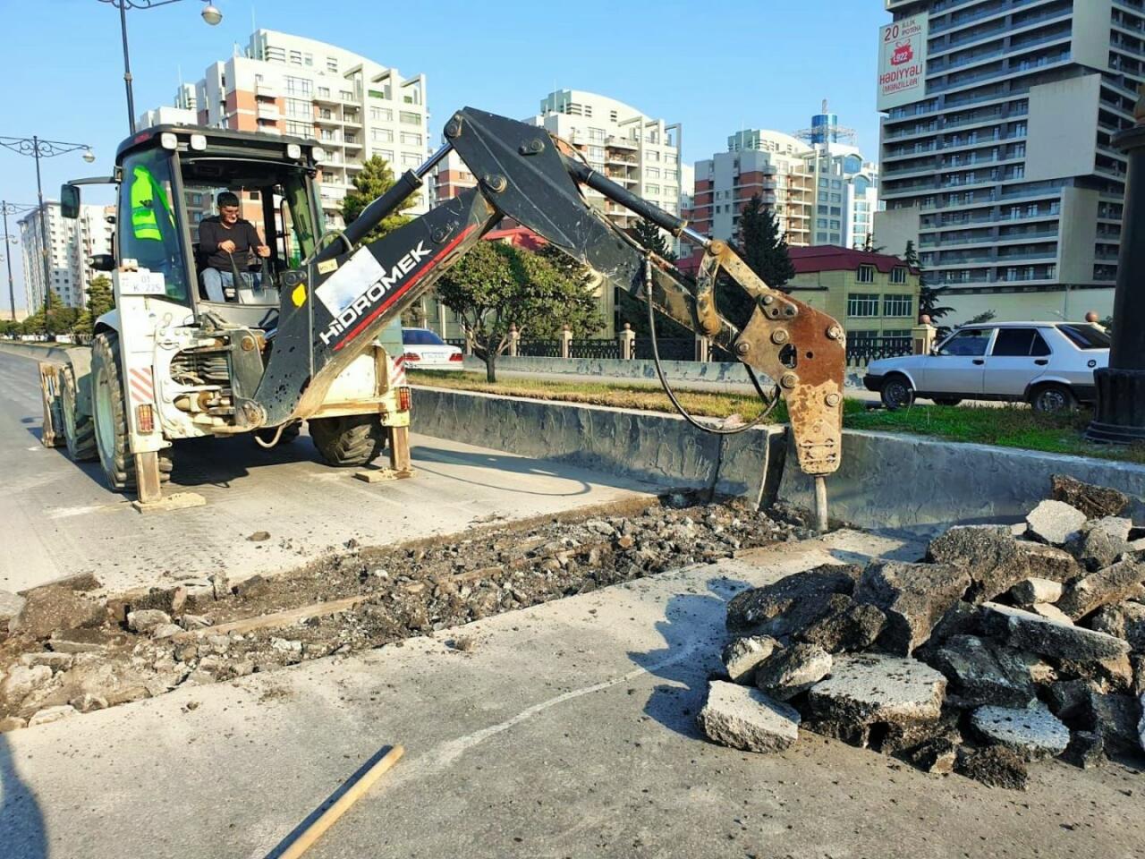 В одном из районов Баку восстановлено движение автотранспорта