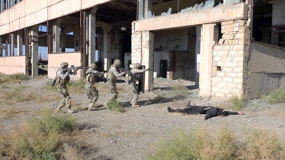 В Отдельной Общевойсковой армии Нахчывана прошли учения спецназа