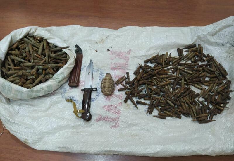 В Гусаре нашли гранату и множество боеприпасов