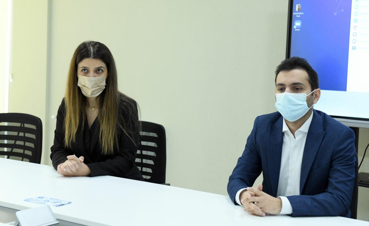 Малейка Аббасзаде встретилась с победителем конкурса "Yüksəliş"