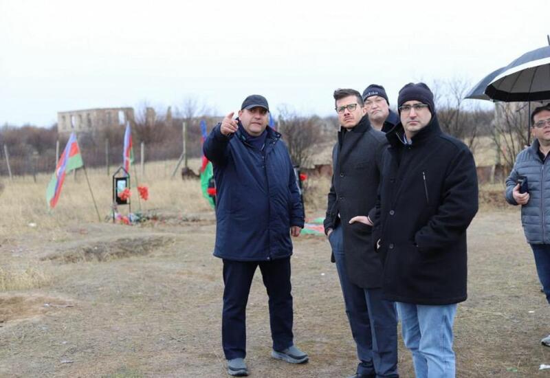 Посол Израиля ознакомился с разрушениями в Агдаме