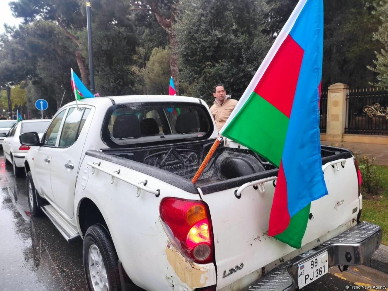 В Баку организован автопробег Победы