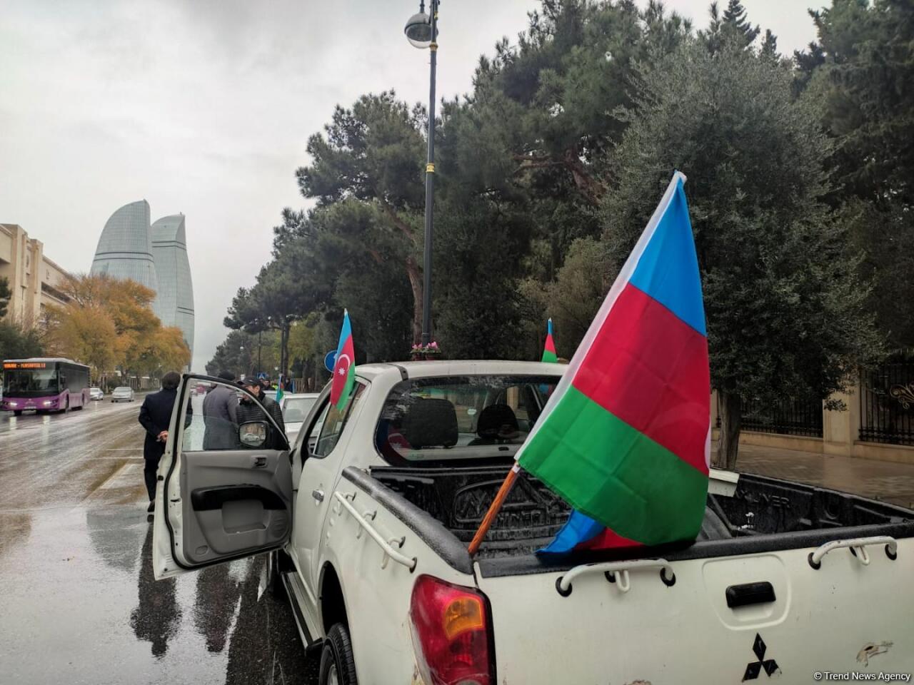 В Баку организован автопробег Победы